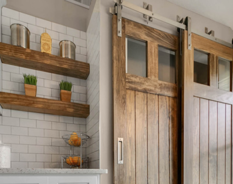 Barn-Styled Pantry Door