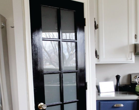 Black Pantry Door