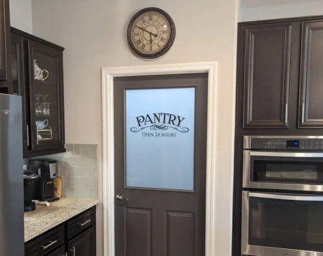 Chocolate Pantry Door