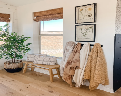 Coat Rack For Blanket Storage