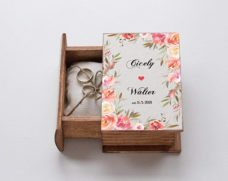 Floral Wreath Box