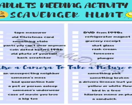 Organize a Housewarming Scavenger Hunt