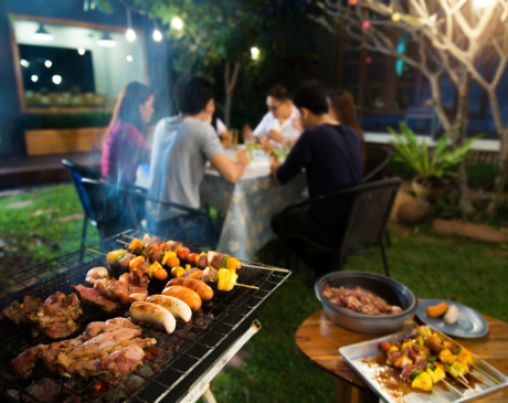 Outdoor Barbecue or Grill Party