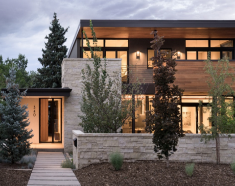 Tan Siding in a Mid-20th Century Home