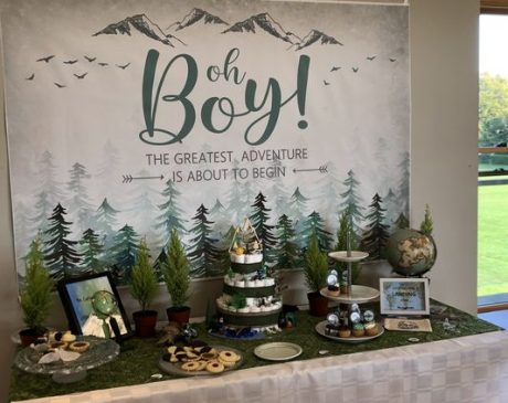 Adventure Begins Baby Shower Theme