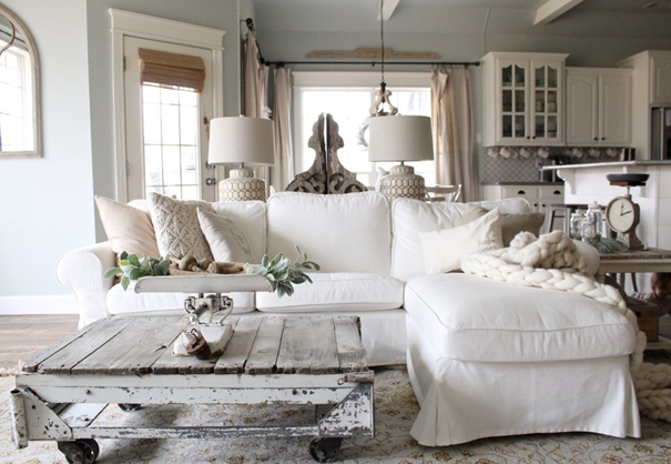 All-White Farmhouse