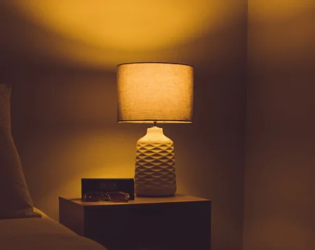 Amber Light Lamp