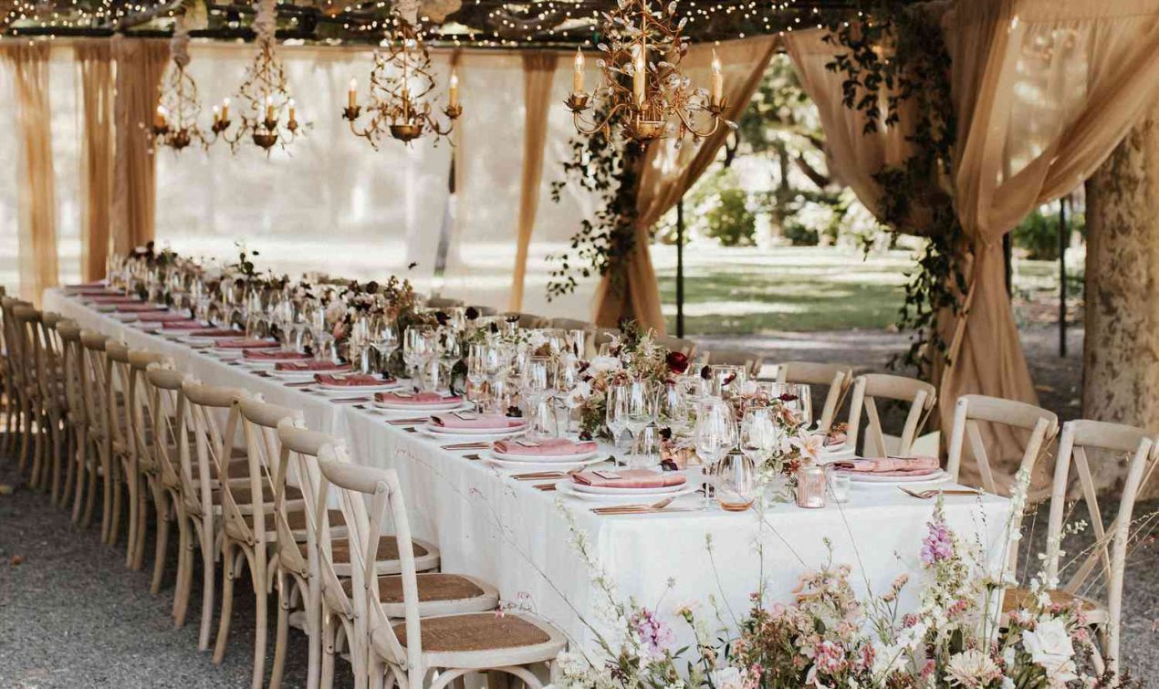 Banquet-Style Table