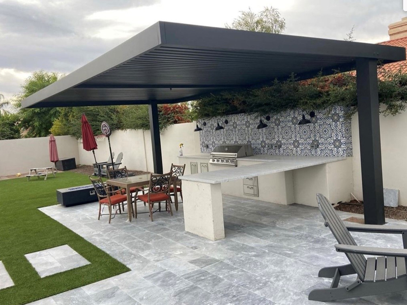 Cantilevered Pergola