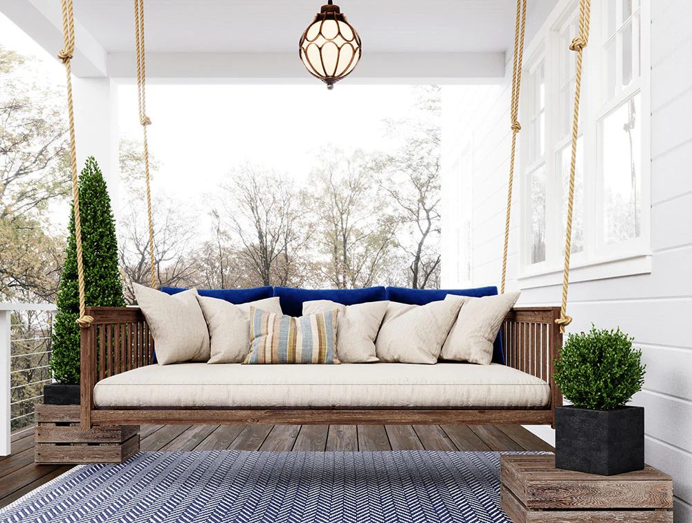 Colorful Porch Daybed