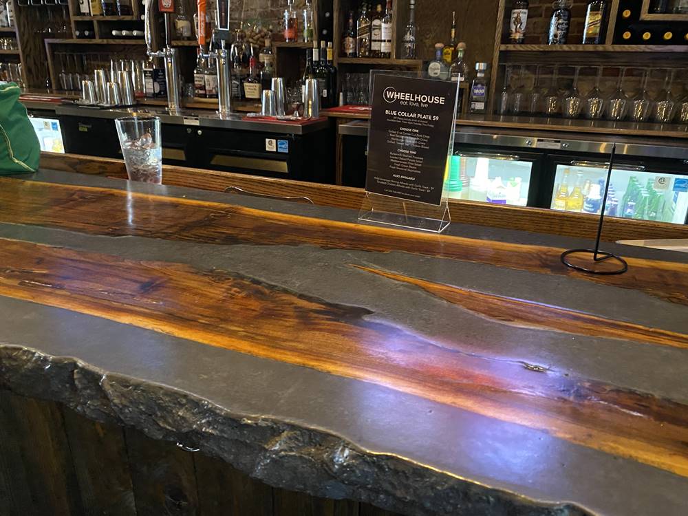 Concrete Countertop Bar