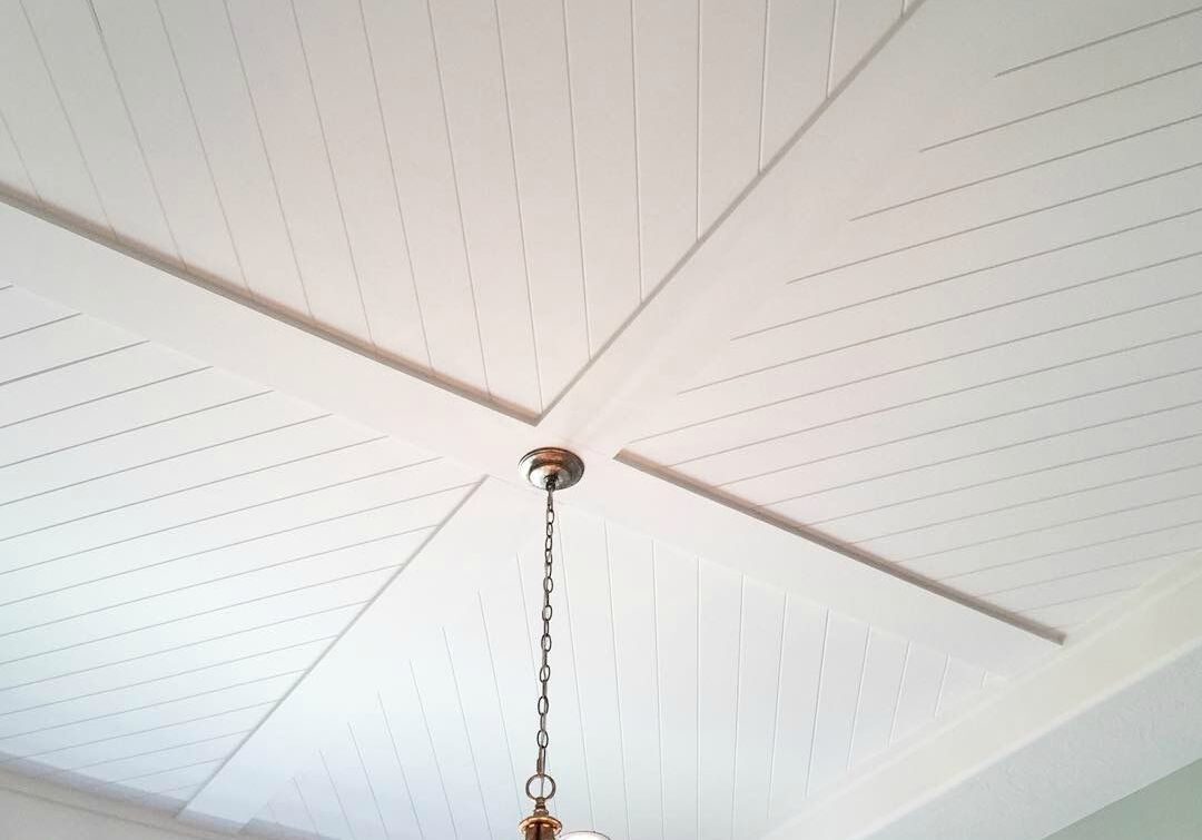 Diagonal Shiplap Ceilings