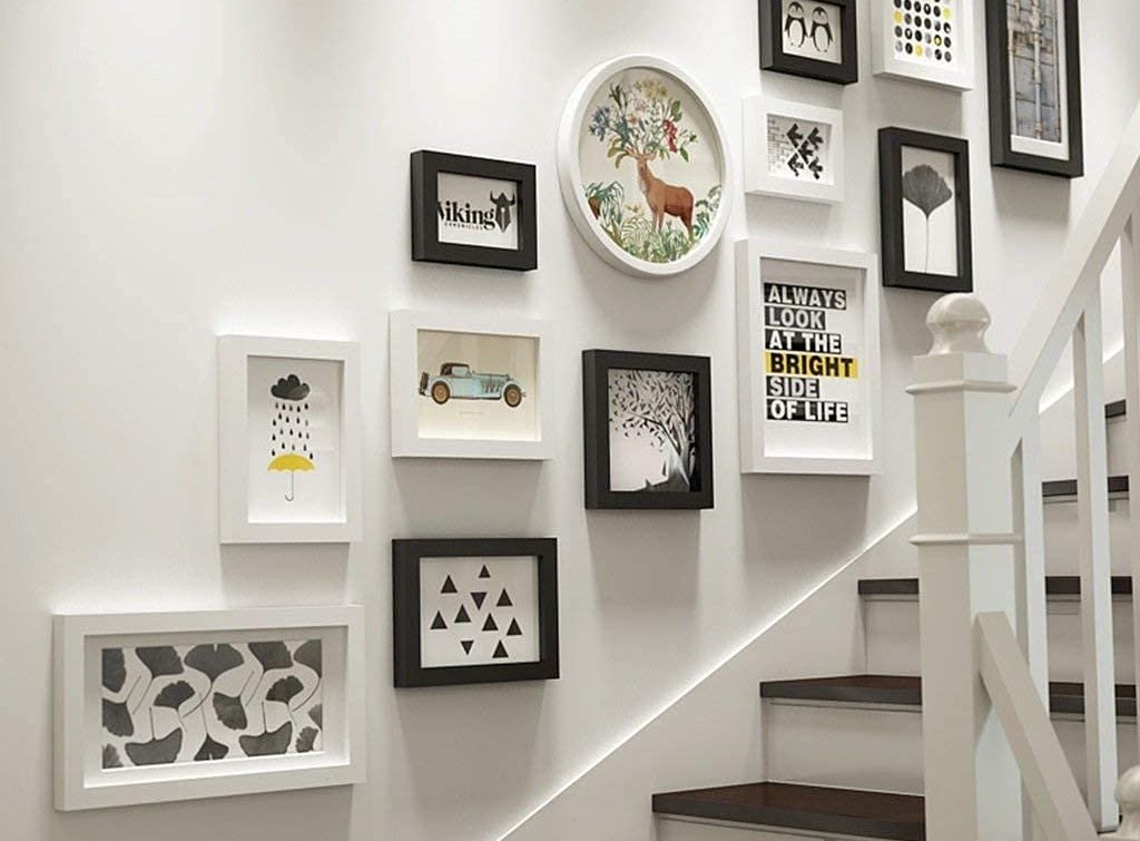 Enhance Your Staircase Area with Aesthetic Pictures for Wall Ideas