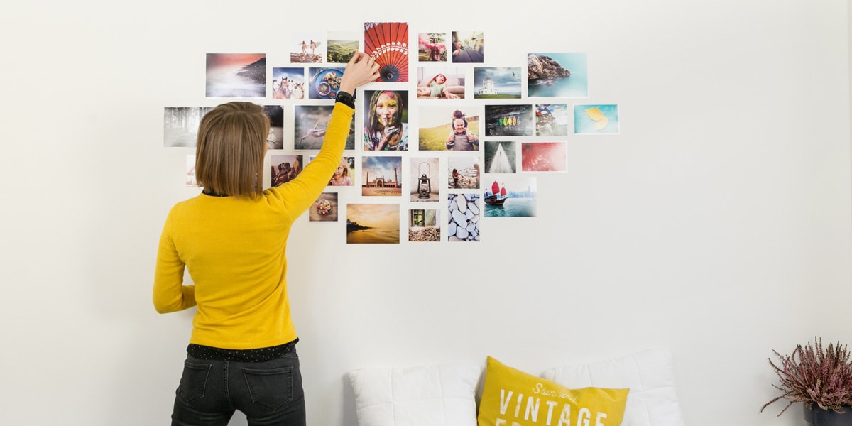 Express Yourself with The Floating Cloud-Style Wall Collage
