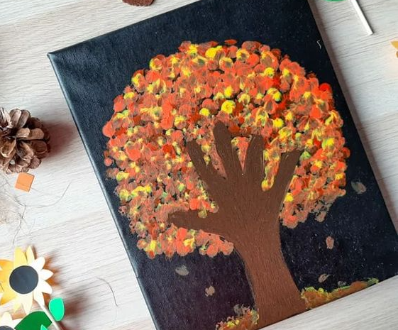 Handprint Fall Tree