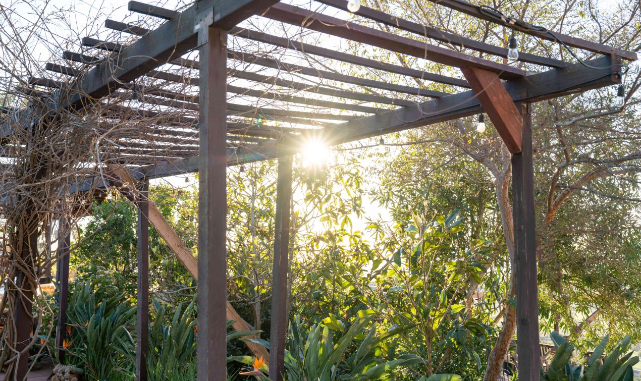 Industrial Chic Pergola