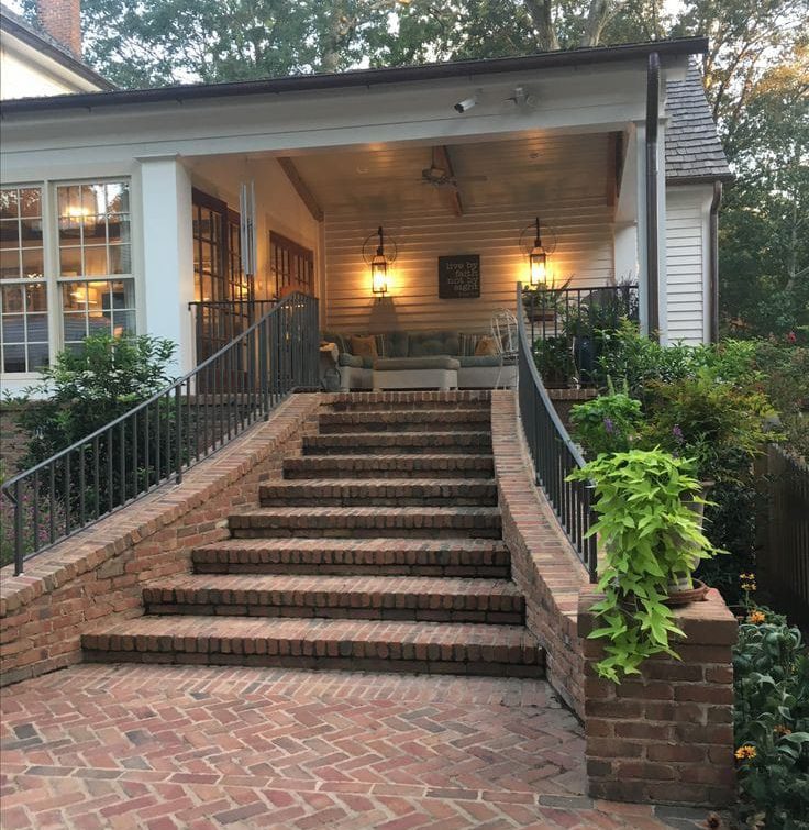 Landing Space Made Into Patio