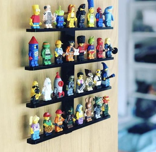 Lego Wall-Mounted Display