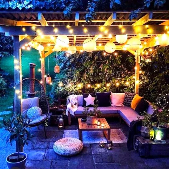 Lighting Pergola