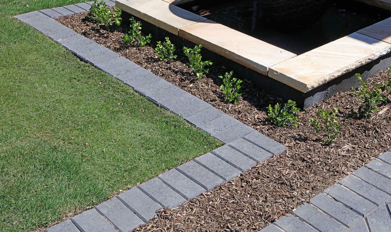 Make Durable Edges with Concrete Paver Stones