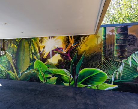 Mural Walls for Landscaping