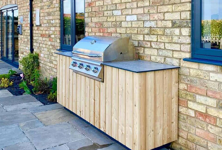 Neat-Fitted BBQ Area