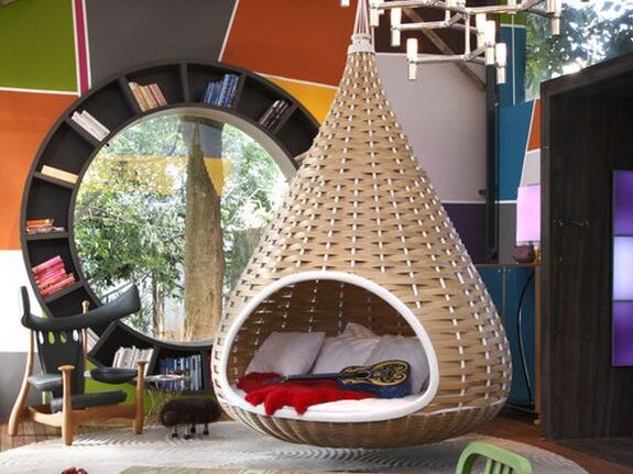 Nest-Designed Hanging Bed