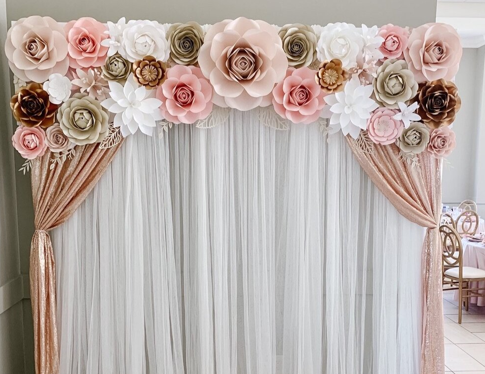 Paper Flower Arch