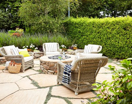 Patio with a Fire Pit