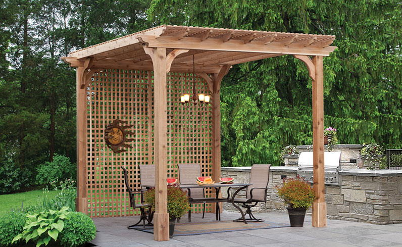 Privacy Screen Pergolas