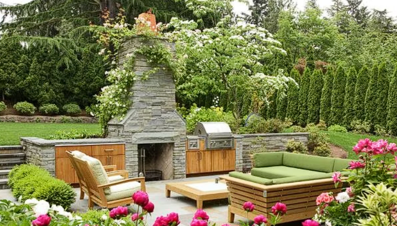 Romantic BBQ Area