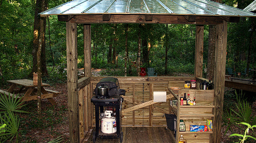 Shed BBQ Area