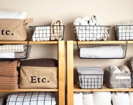 Shelf Dividers for Tidy Towels and Linen Storage