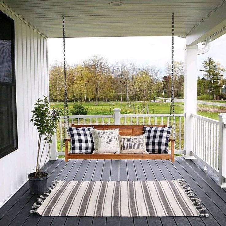 Swings on The Front Porch