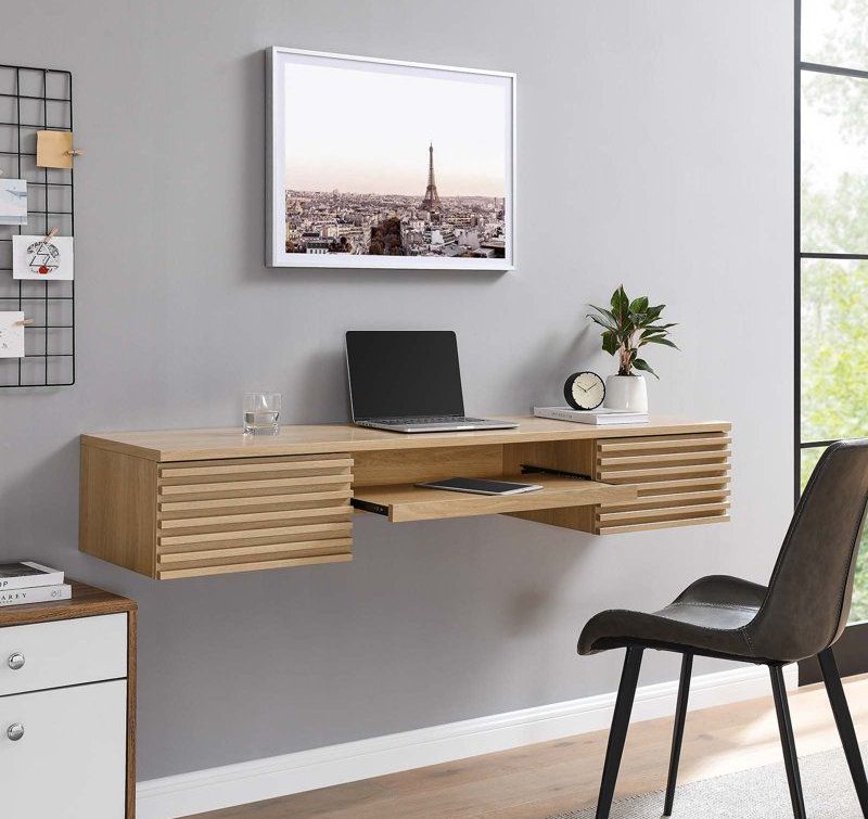 The Slimline Floating Desk