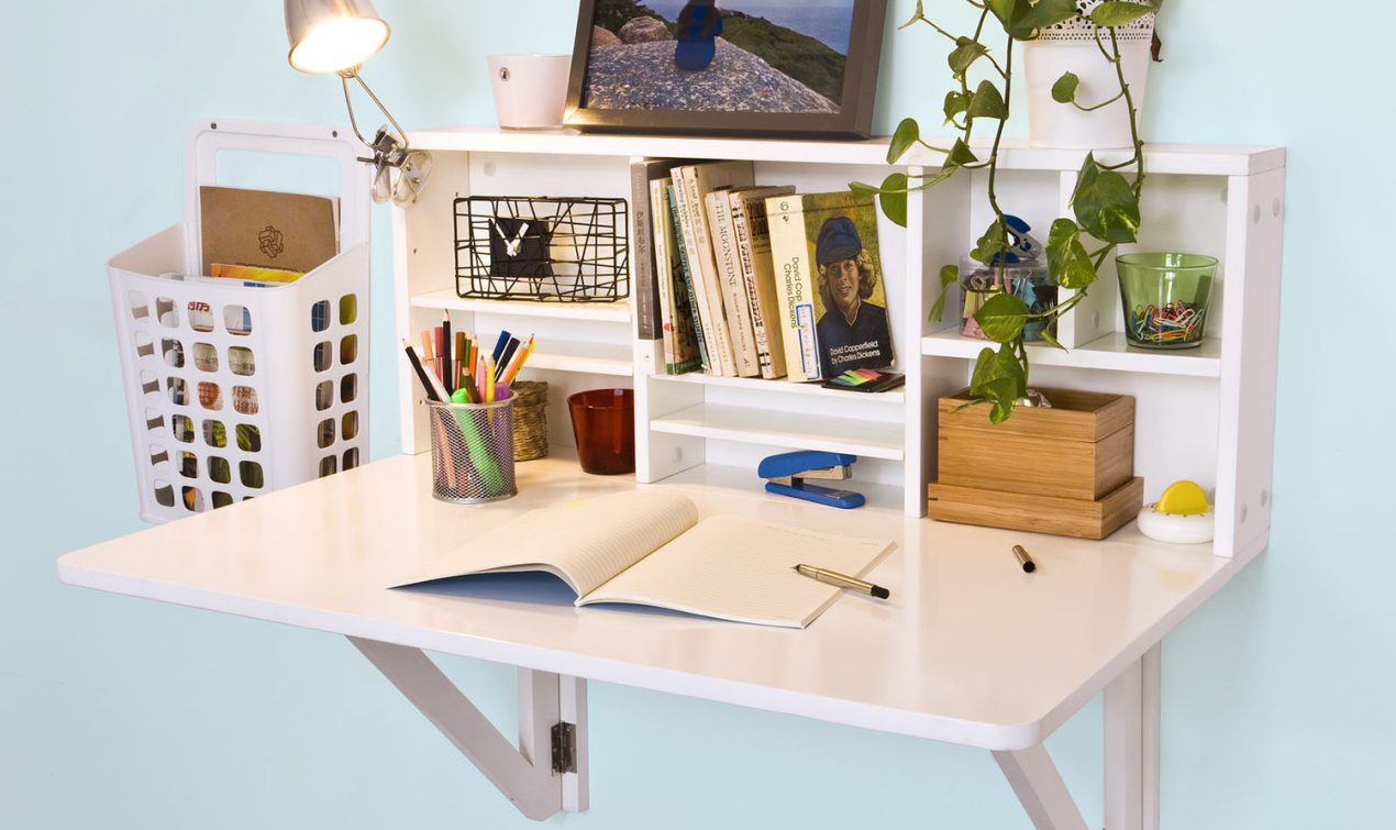 The Wall-Mounted Folding Desk