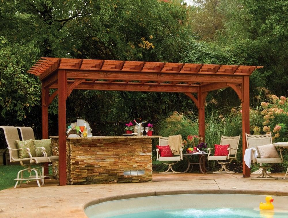 Traditional Wood Pergola