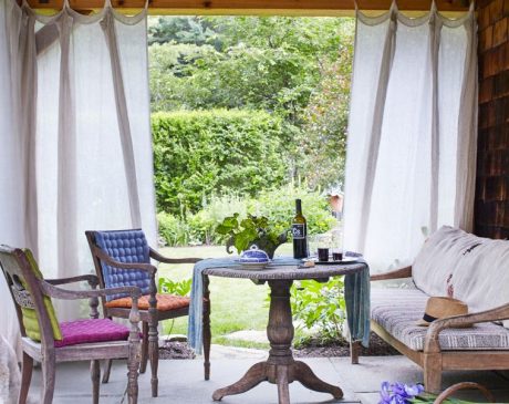 Use Outdoor Curtains
