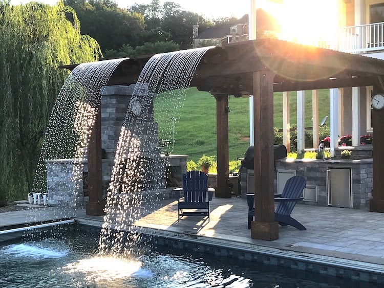 Water Feature Pergola