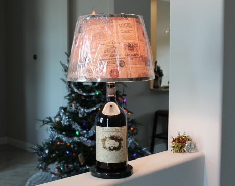 Wine Bottle Table Lamp