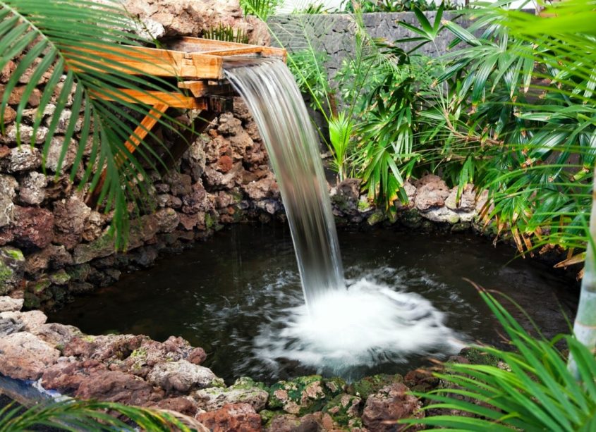 16 Enchanting Small Pond Ideas With Waterfall to Transform Your Garden