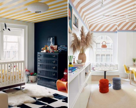 How To Paint A Gingham Pattern On The Ceiling
